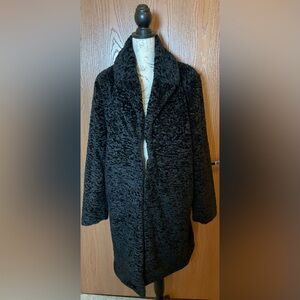 Black Sherpa coat